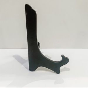 Black, Cardinal & Silver Small Wood Easel Set of 3